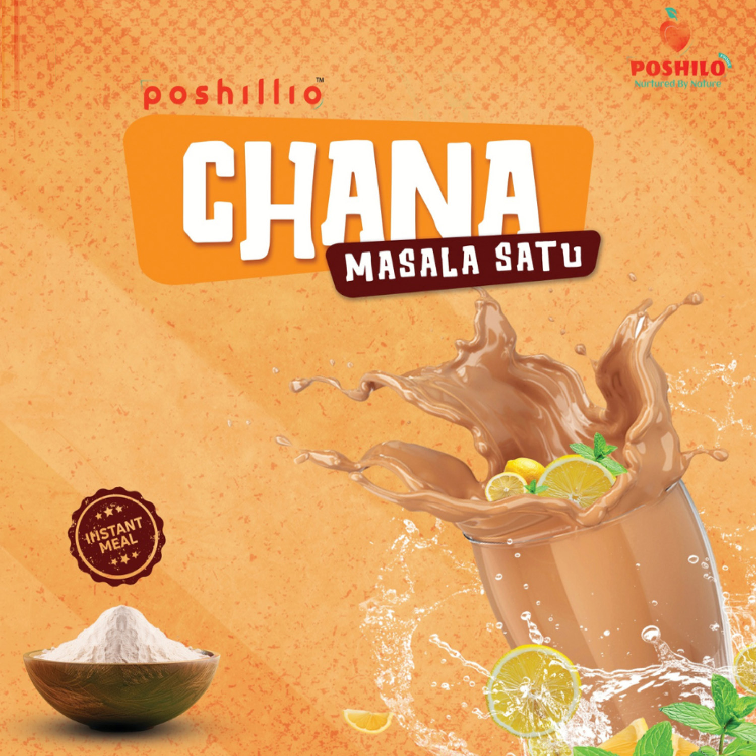 Poshilo Chana Masala Satu 750gm