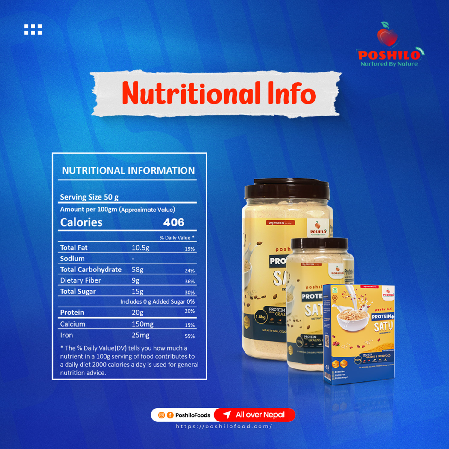 Poshilo's Protein+ Satu