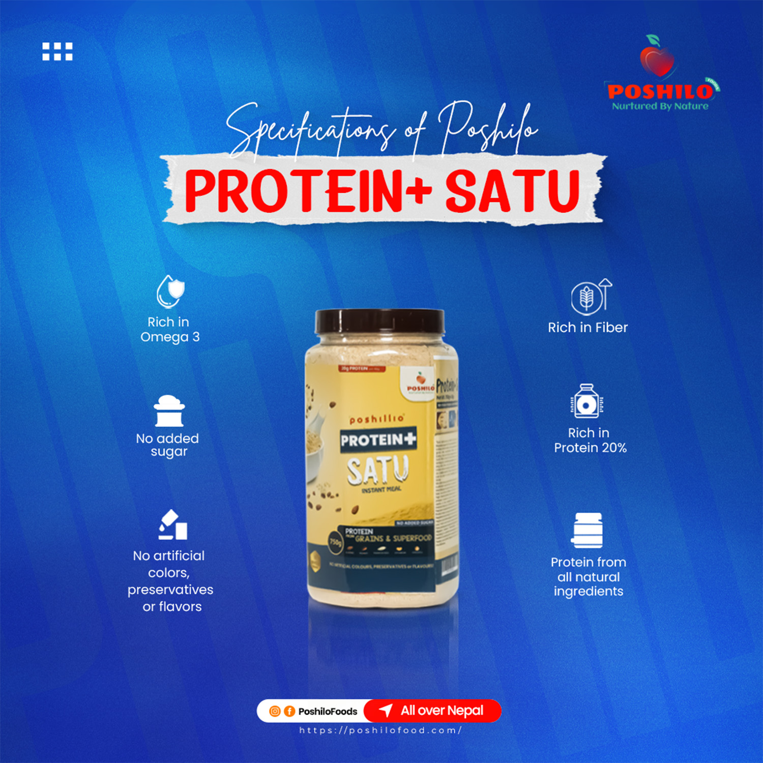 Poshilo's Protein+ Satu